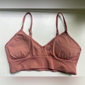 Lululemon Ebb to Street Bra ll. Color “Moss Rose.” Size 10